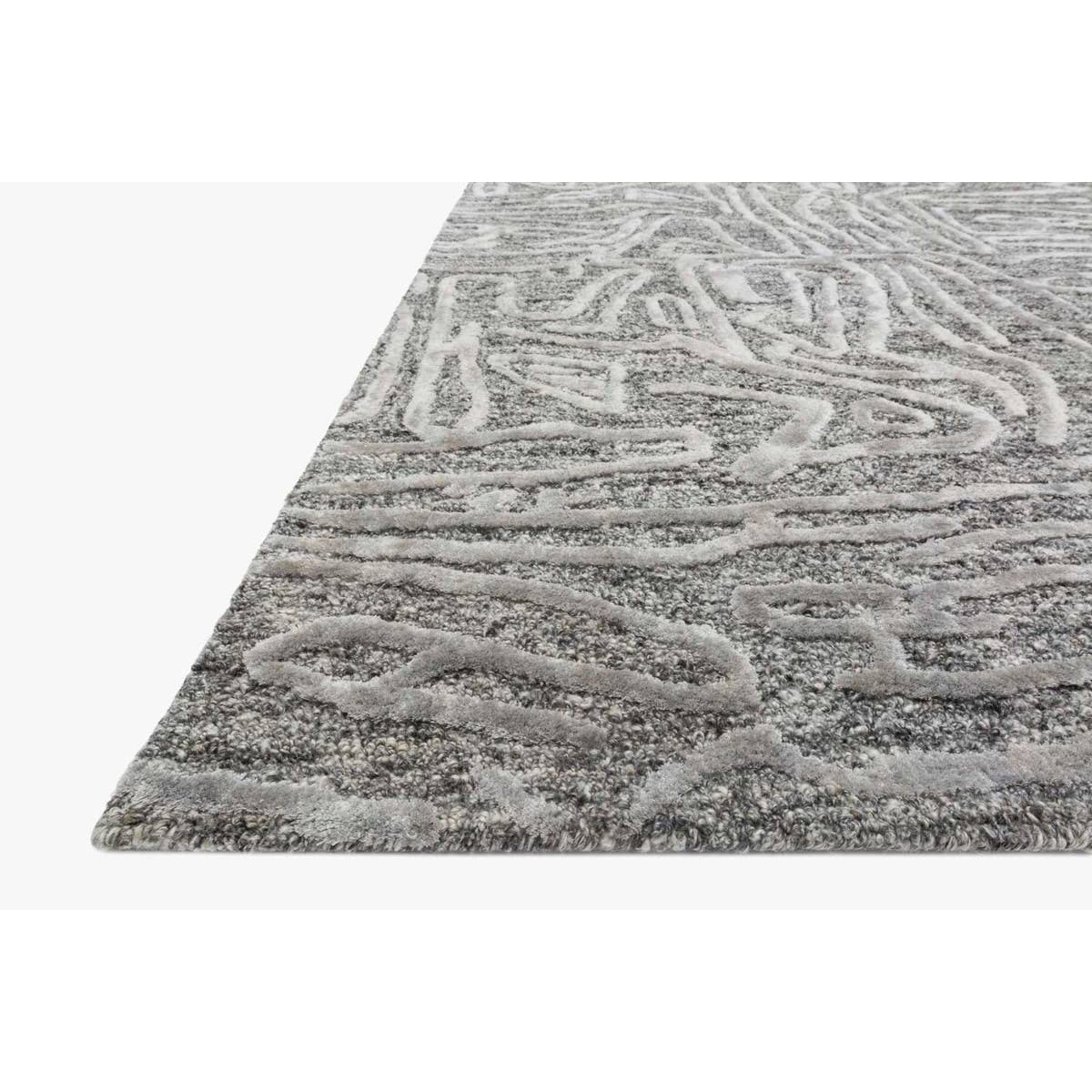 Juneau JY-06 Grey / Grey Area Rug-Loloi-LOLOI-JUNEJY-06GYGY3656-Rugs3'-6" x 5'-6"-2-France and Son