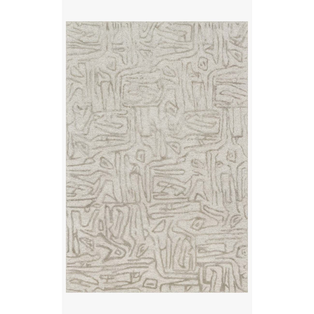 Juneau JY-06 Silver / Silver Area Rug-Loloi-LOLOI-JUNEJY-06SISI3656-Rugs3'-6" x 5'-6"-1-France and Son