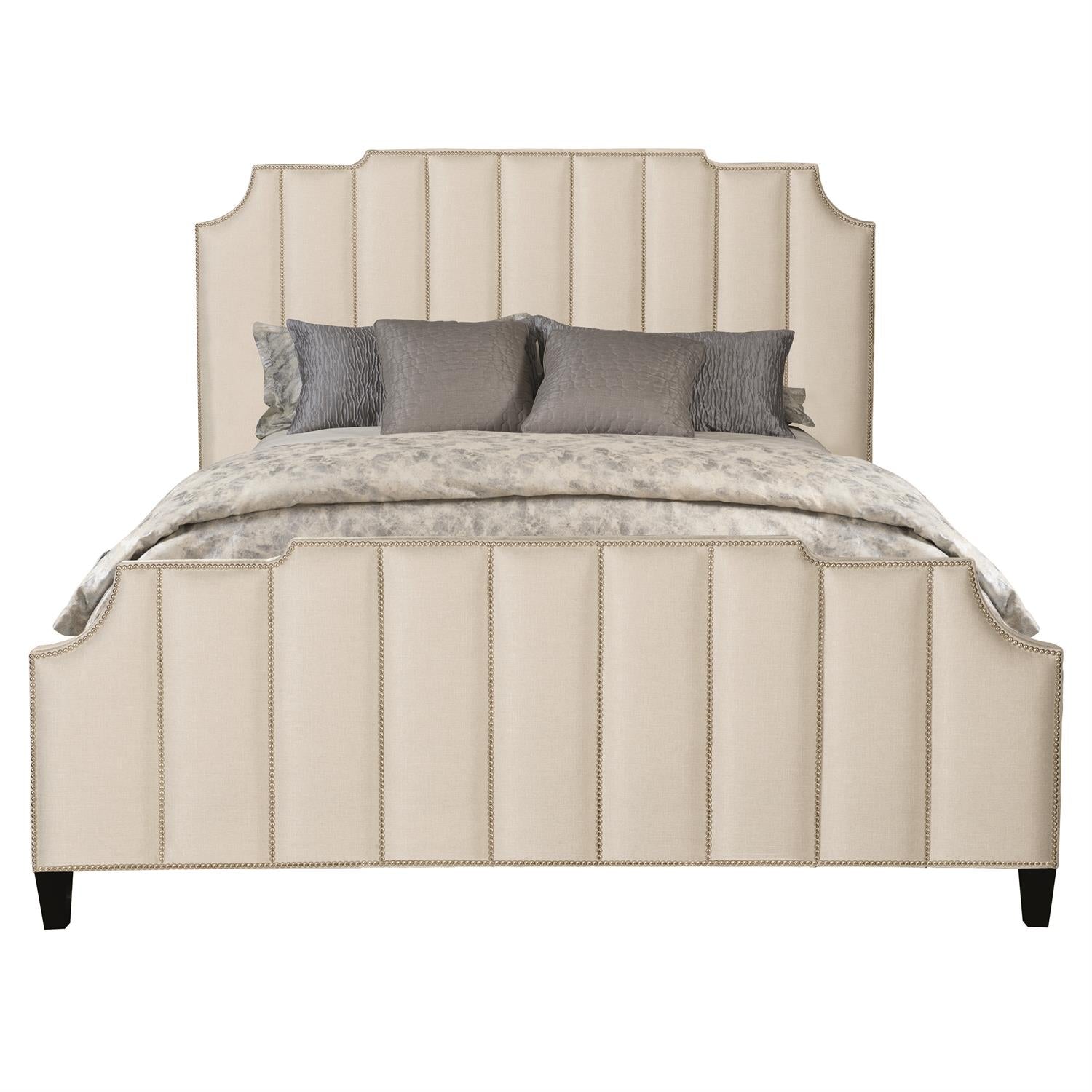 Bayonne Fabric Panel Bed King-Bernhardt-BHDT-K1028-Beds-2-France and Son