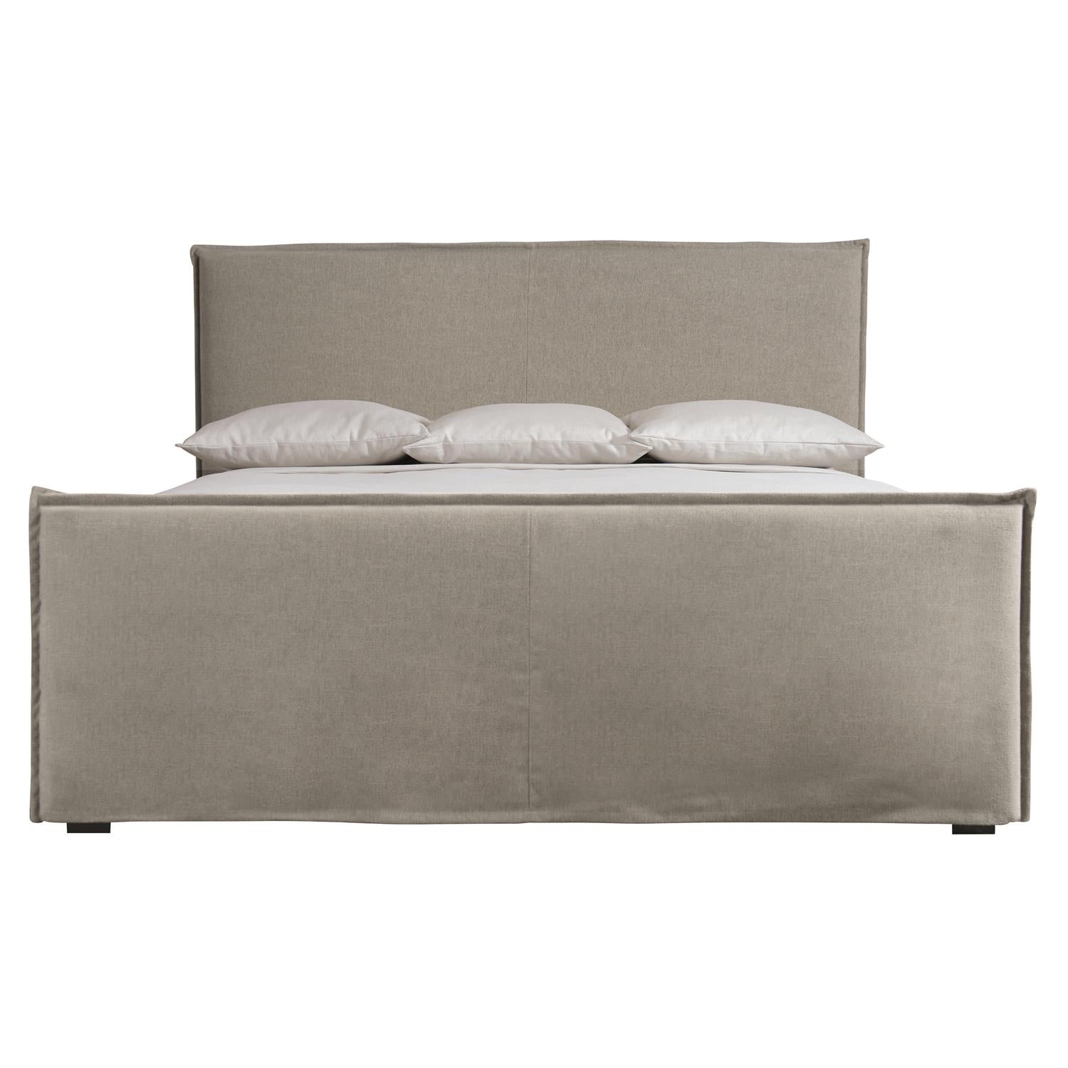 Gerston Fabric Panel Bed King-Bernhardt-BHDT-K1534-Beds-2-France and Son