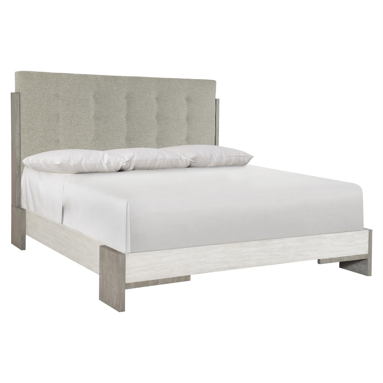 Foundations Panel Bed-Bernhardt-BHDT-K1656-BedsCalifornia King-Linen Finish-2-France and Son