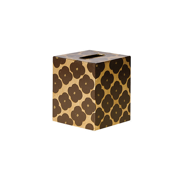 Gold Moroccan Tissue Box Cover