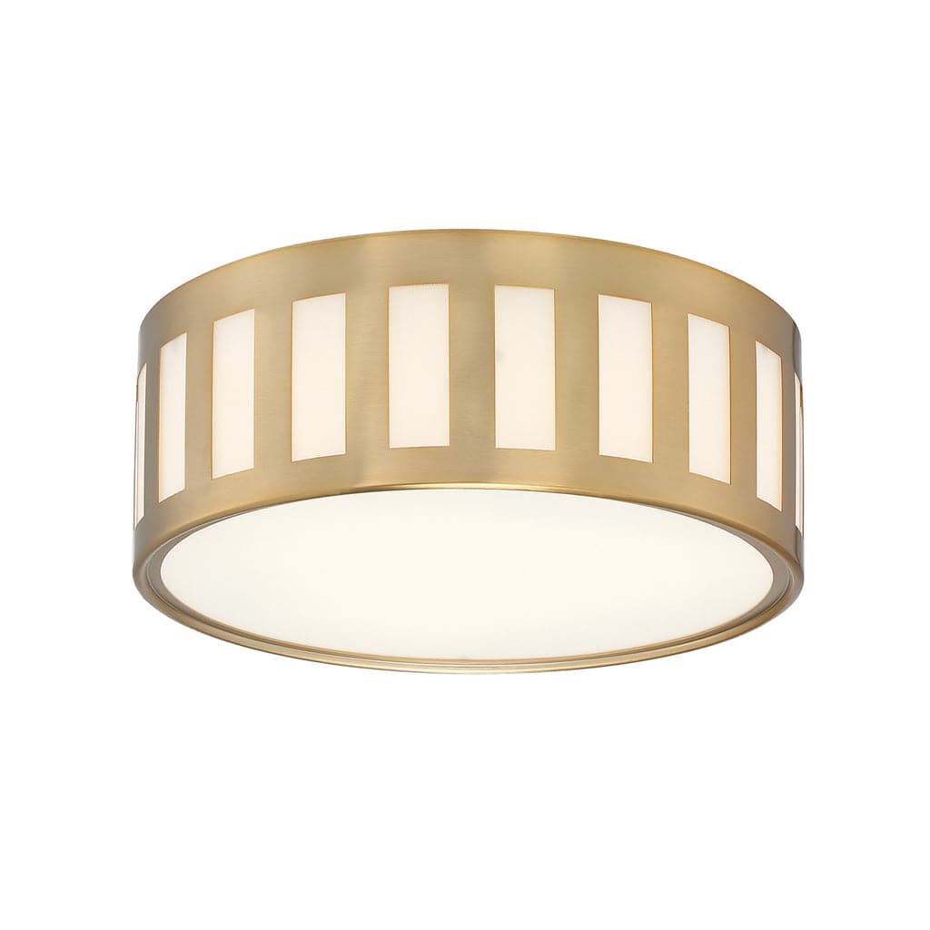 Kendal 3 Light Ceiling Mount-Crystorama Lighting Company-CRYSTO-KEN-2203-VG-Flush MountsVibrant Gold-3-France and Son