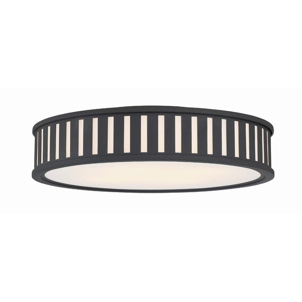 Kendal 4 Light Ceiling Mount-Crystorama Lighting Company-CRYSTO-KEN-8305-BF-Flush MountsBlack Forged-1-France and Son