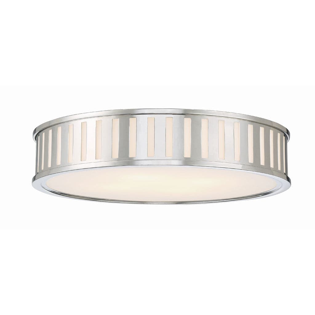 Kendal 4 Light Ceiling Mount-Crystorama Lighting Company-CRYSTO-KEN-8305-PN-Flush MountsPolished Nickel-2-France and Son