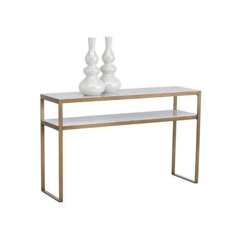 Evert Console Table-Sunpan-SUNPAN-103450-Console Tables-3-France and Son