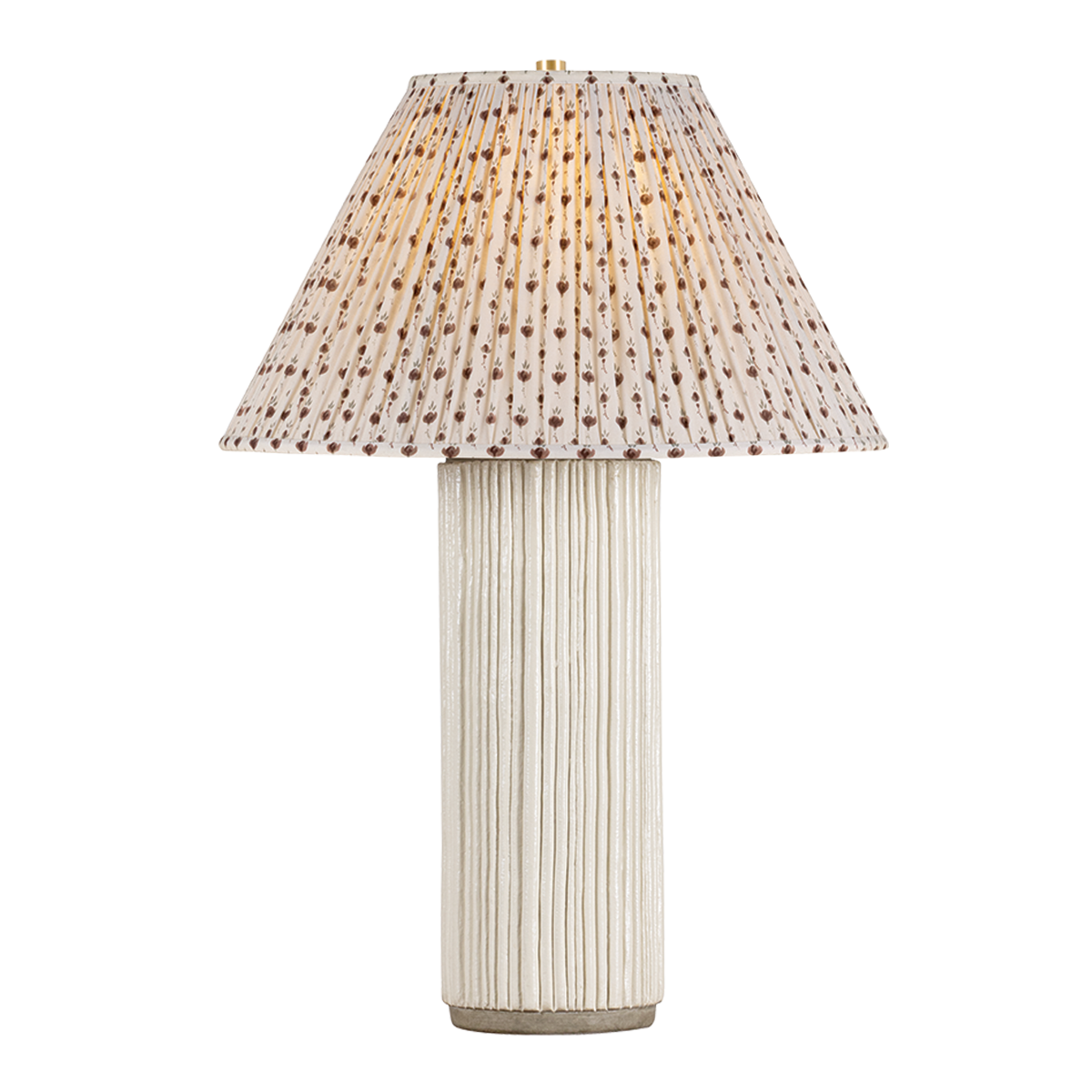 Crestwood Table Lamp with Primrose Red Shade