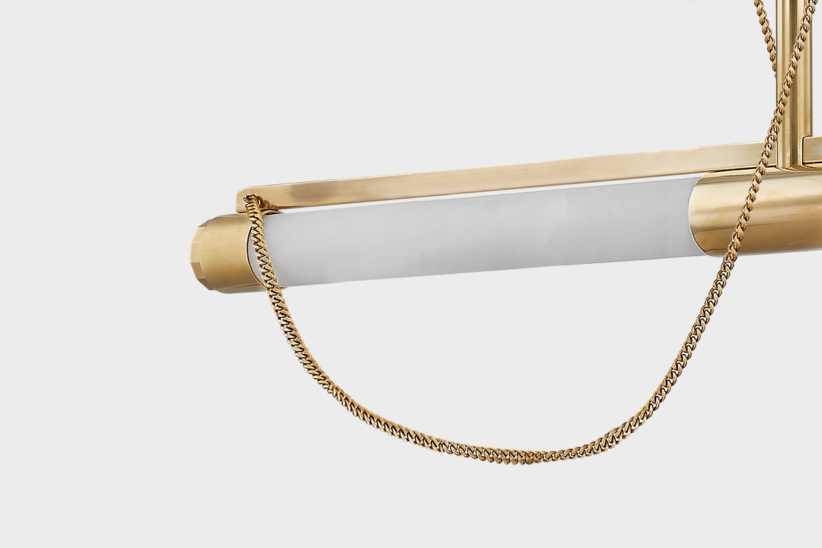 Lariat Linear - Vintage Brass 2 Lights