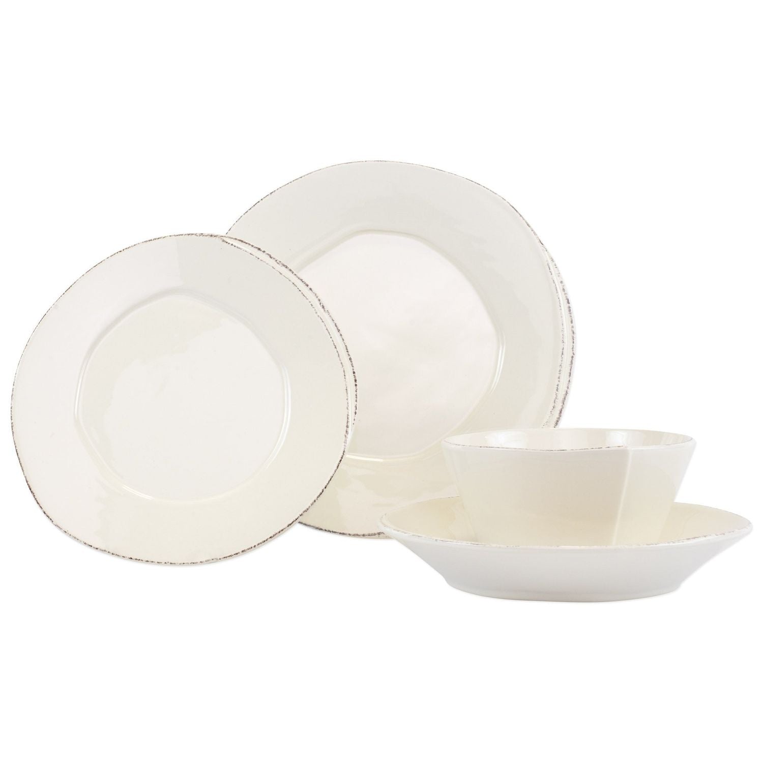 Lastra Place Setting - 4-Piece / Linen