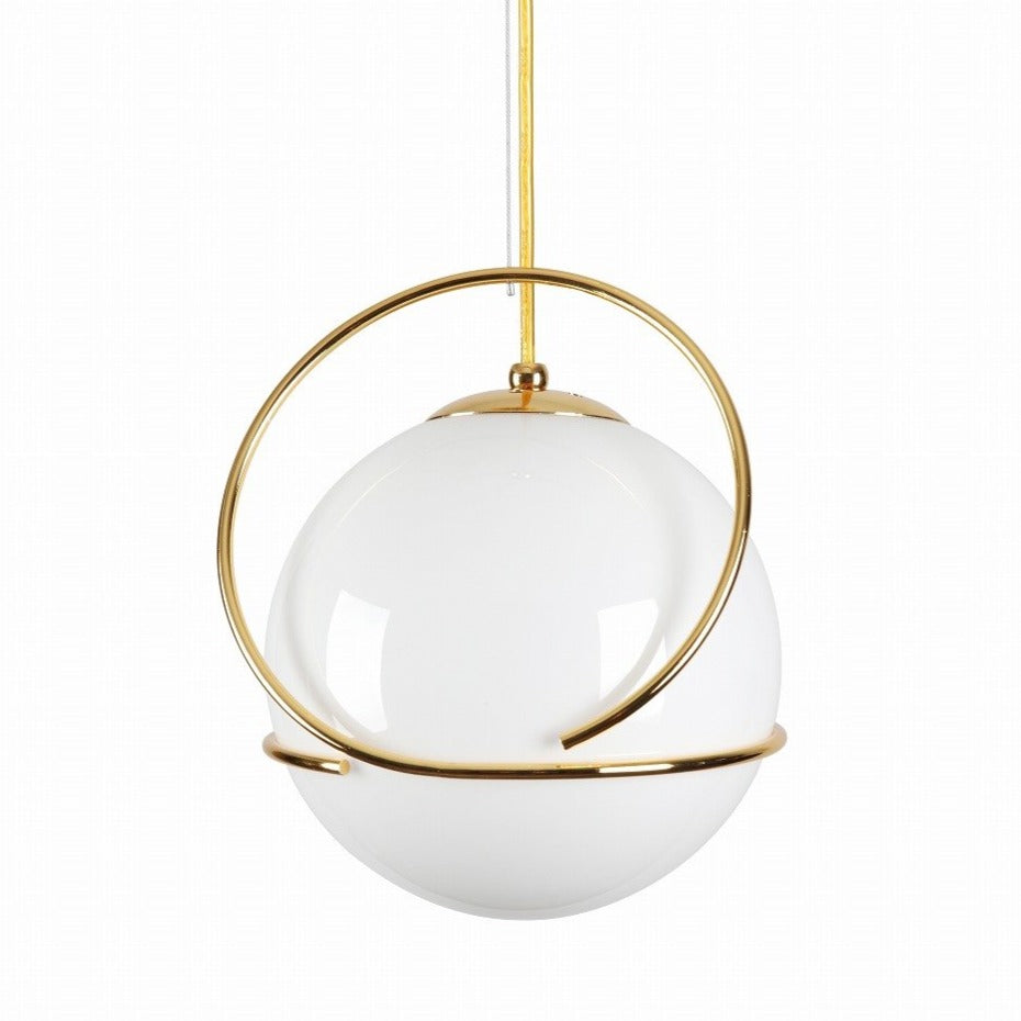 Sarfatti Globe Pendant Light-France & Son-LBC1161GOLD-PendantsGold-1-France and Son