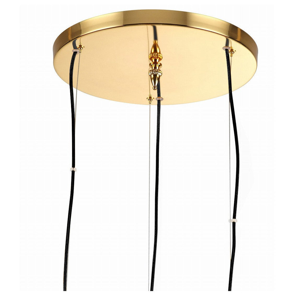 Sarfatti 3 Pendant Cluster Suspension Light-France & Son-LBC1163GOLD-ChandeliersGold-4-France and Son