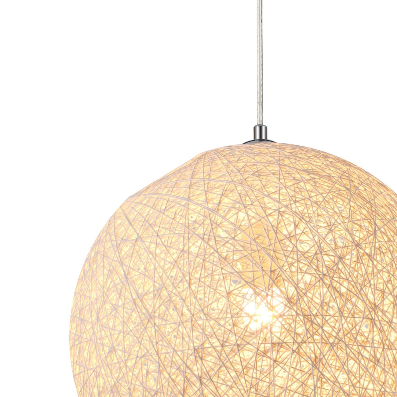 Random String Suspension Lamp-France & Son-LBC2002WHT-PendantsOriginal 16"-5-France and Son