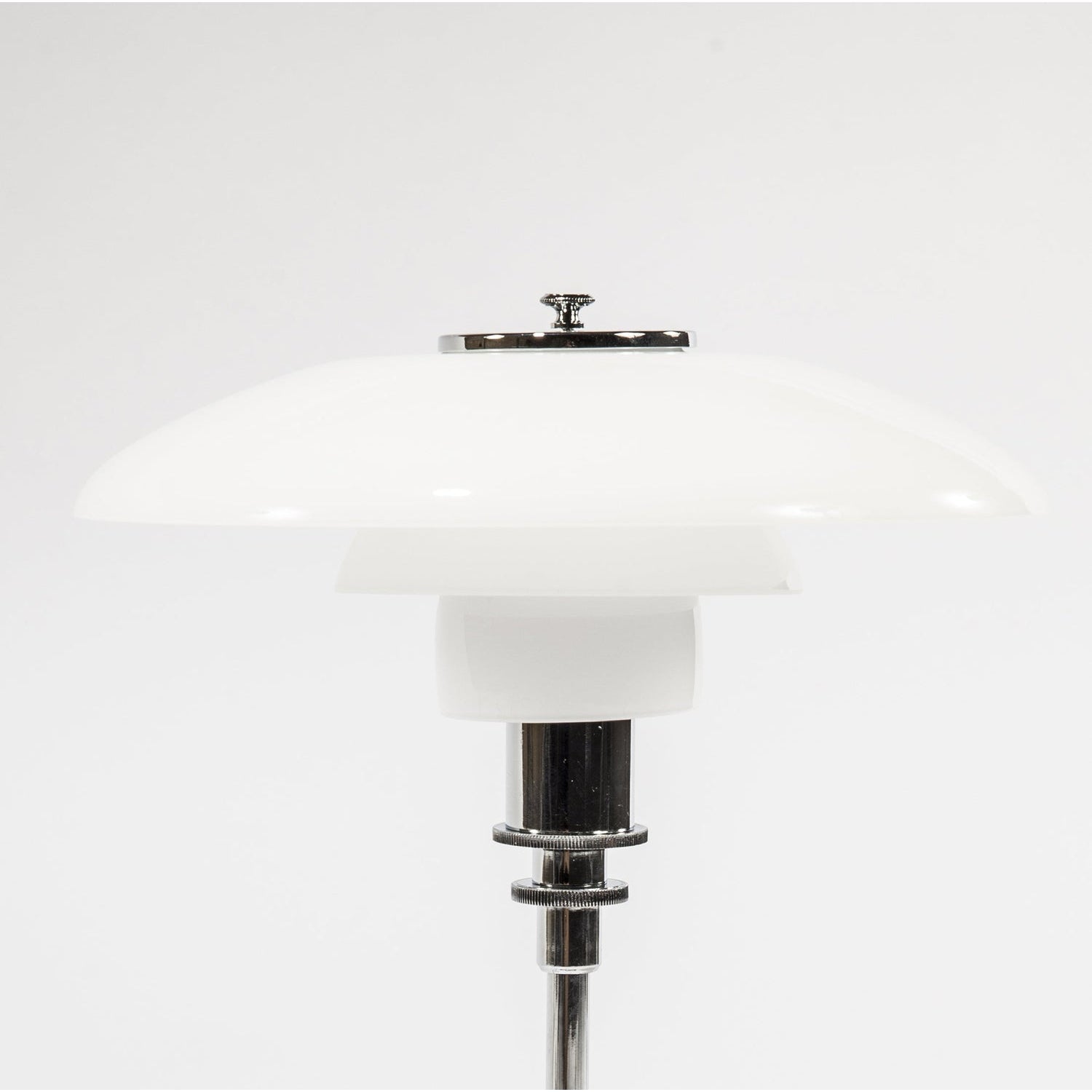 Mid Century Henningsen Table Lamp - Chrome-France & Son-LBT008CHR-Table Lamps-4-France and Son