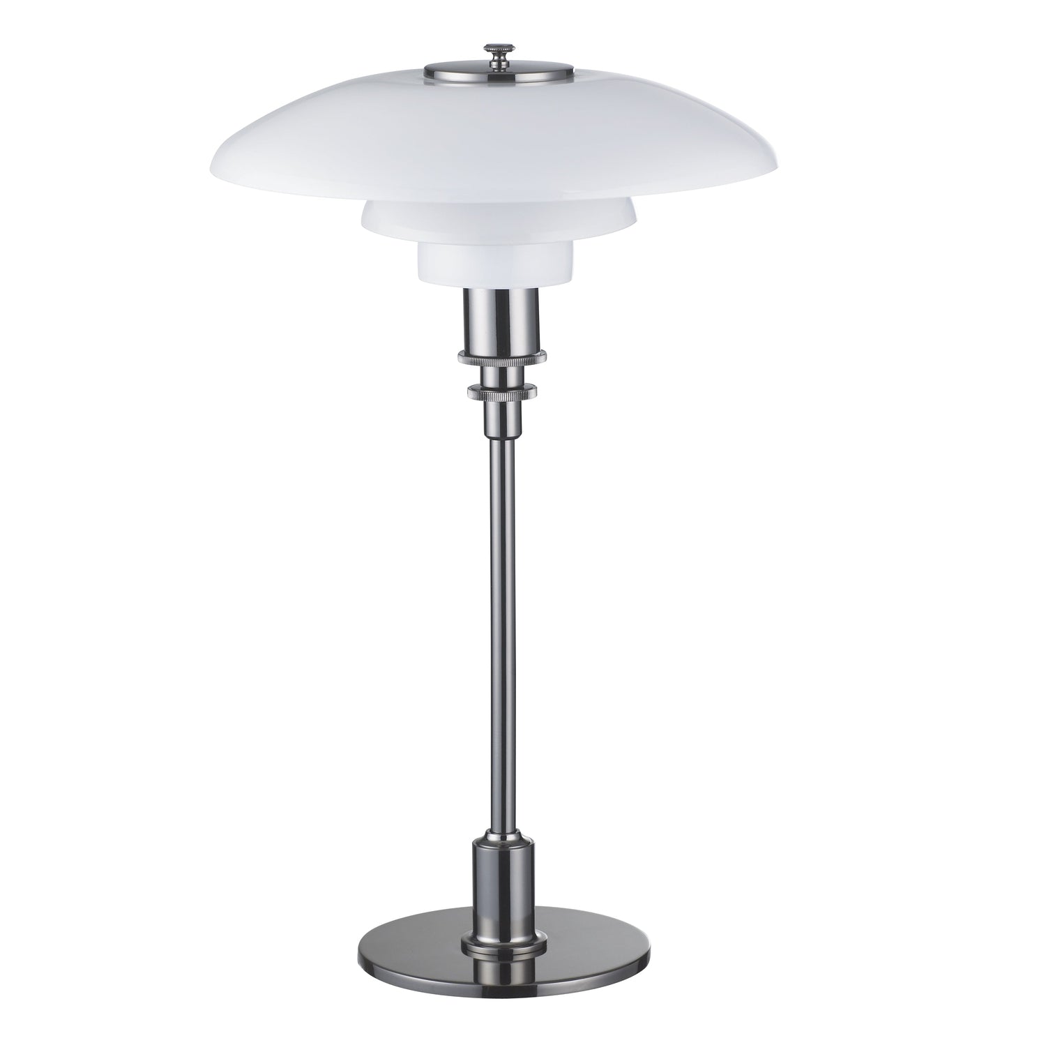 Mid Century Henningsen Table Lamp - Chrome-France & Son-LBT008CHR-Table Lamps-1-France and Son