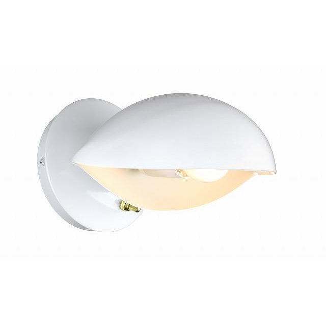 Modern Conch Wall Sconce-France & Son-LBW099DWHT-Wall Lighting-3-France and Son