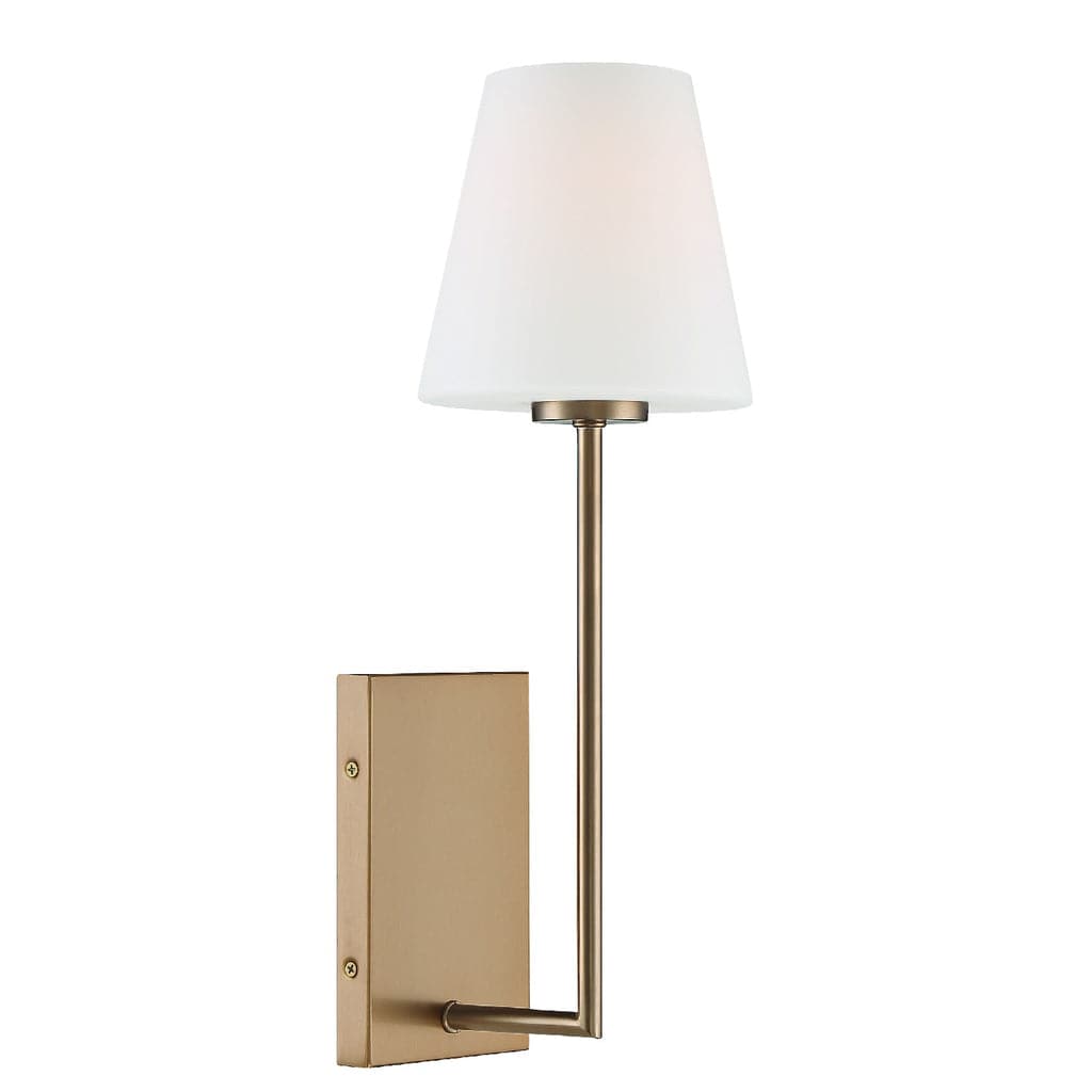 Lena 1 Light Wall Mount-Crystorama Lighting Company-CRYSTO-LEN-250-OP-VG-Wall LightingVibrant Gold-3-France and Son