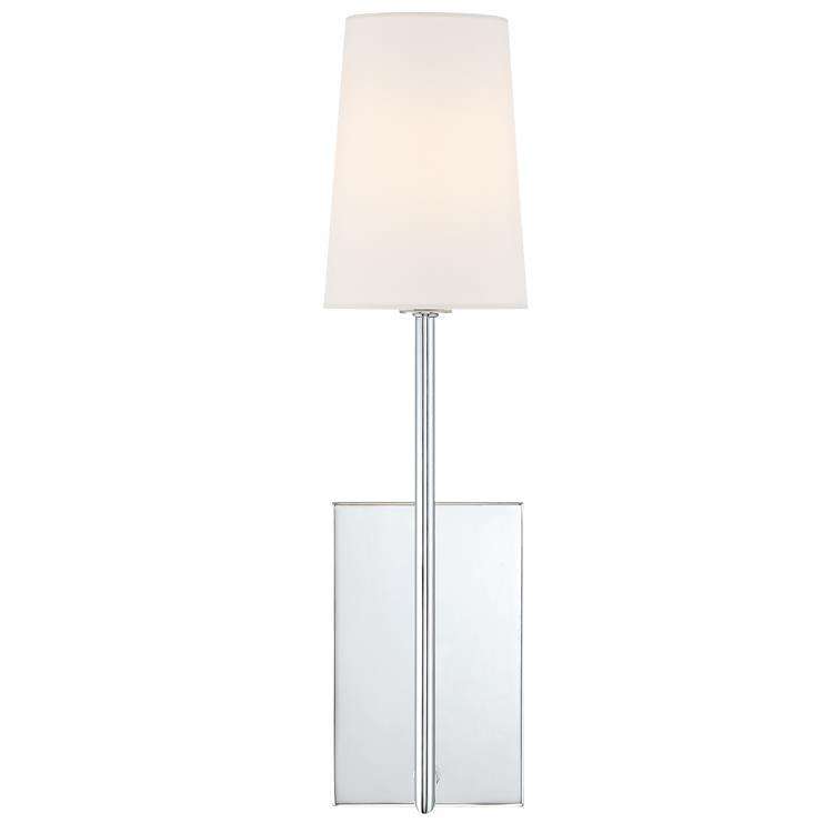 Lena 1 Light Sconce-Crystorama Lighting Company-CRYSTO-LEN-251-CH-Wall LightingPolished Chrome-2-France and Son