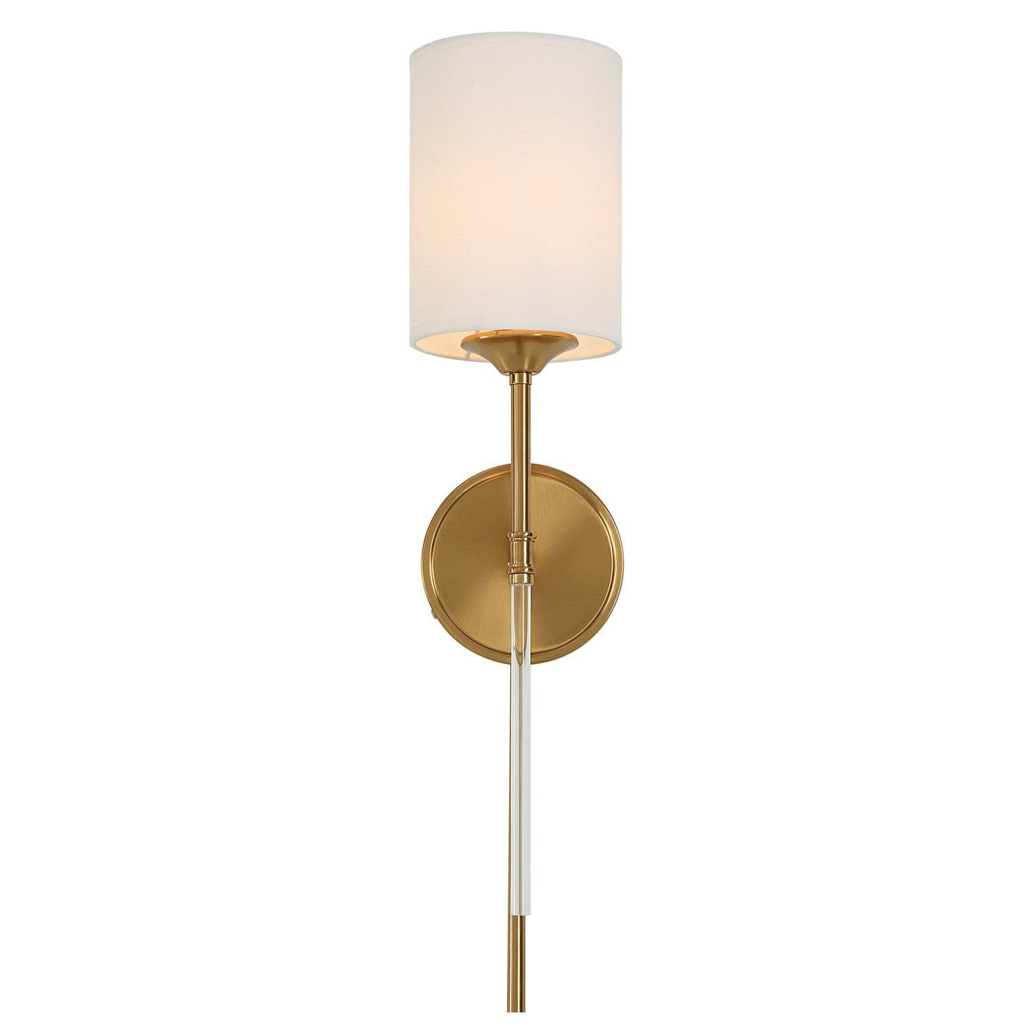 Awyr 1 Light Brass Sconce-Uttermost-UTTM-22579-Wall Lighting-3-France and Son