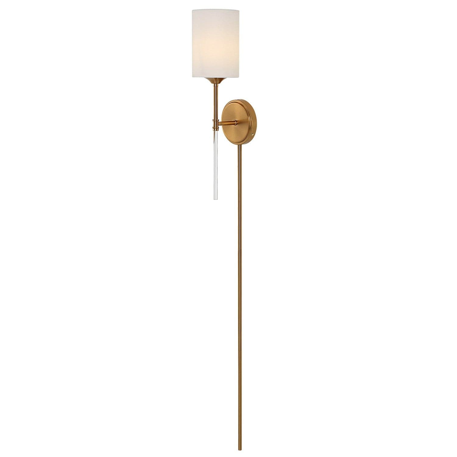 Awyr 1 Light Brass Sconce-Uttermost-UTTM-22579-Wall Lighting-6-France and Son