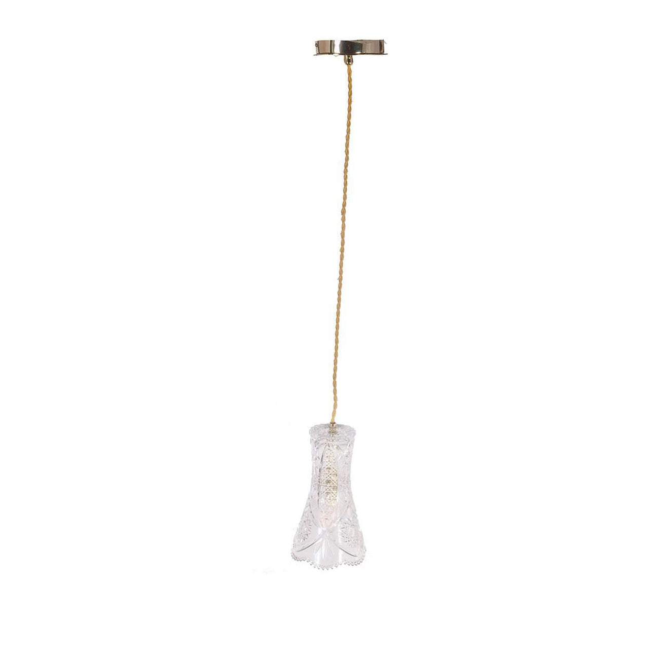 Tall Tulip Decanter Pendant Light-France & Son-LM8003PCLR-Pendants-3-France and Son