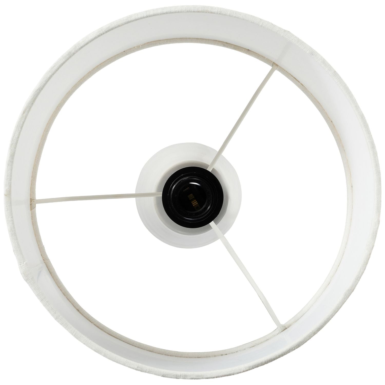 Dolomia Genuine Marble Base And Linen Textured Fabric Shade Table Lamp — White