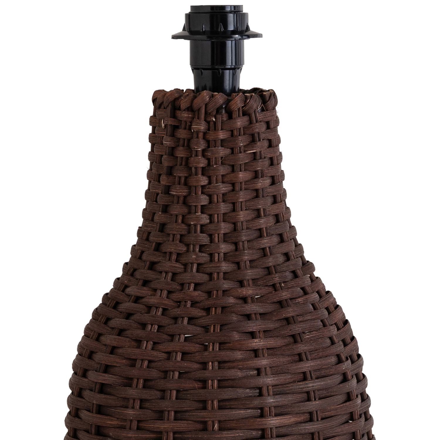 Havana Rattan Table Lamp — Brown