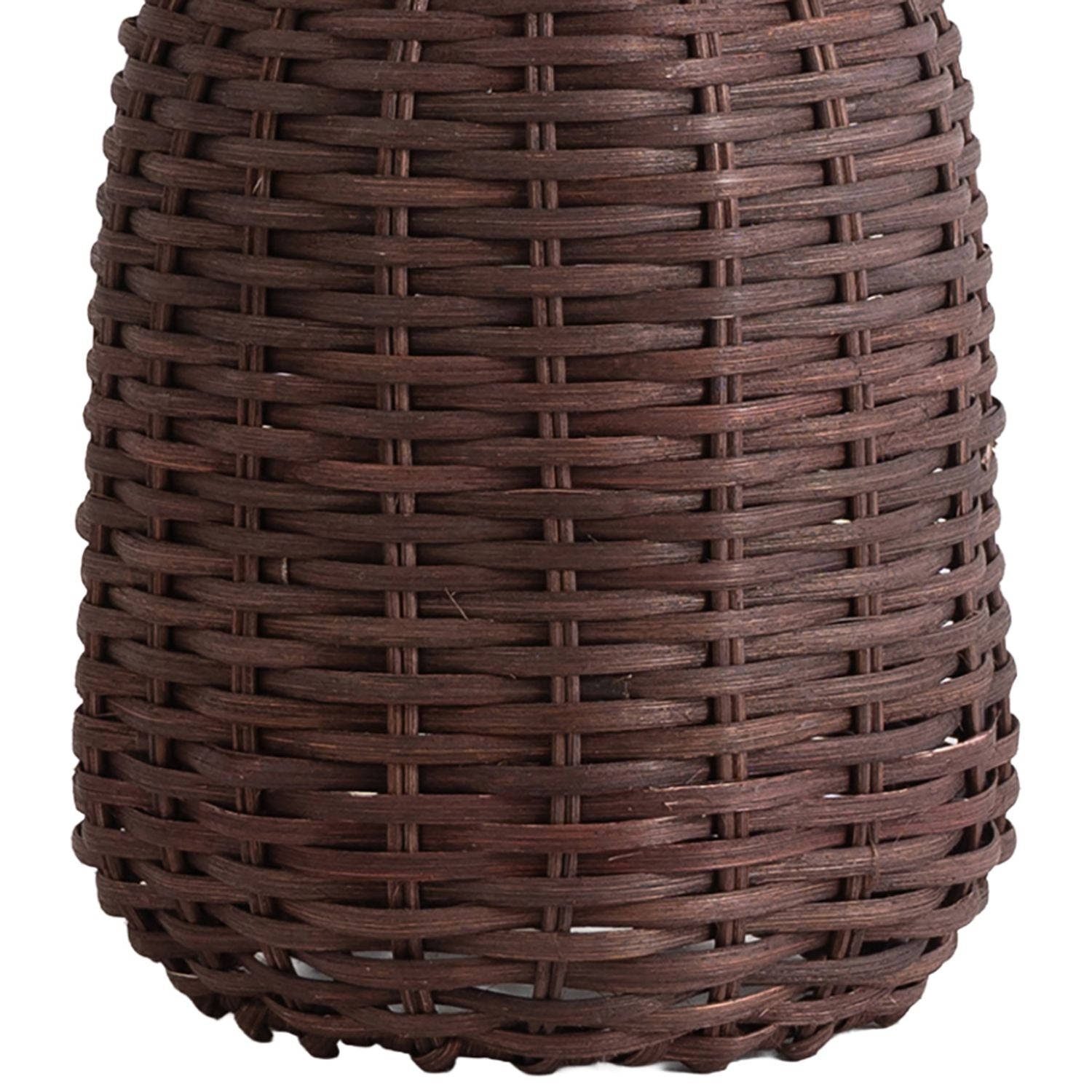 Havana Rattan Table Lamp — Brown