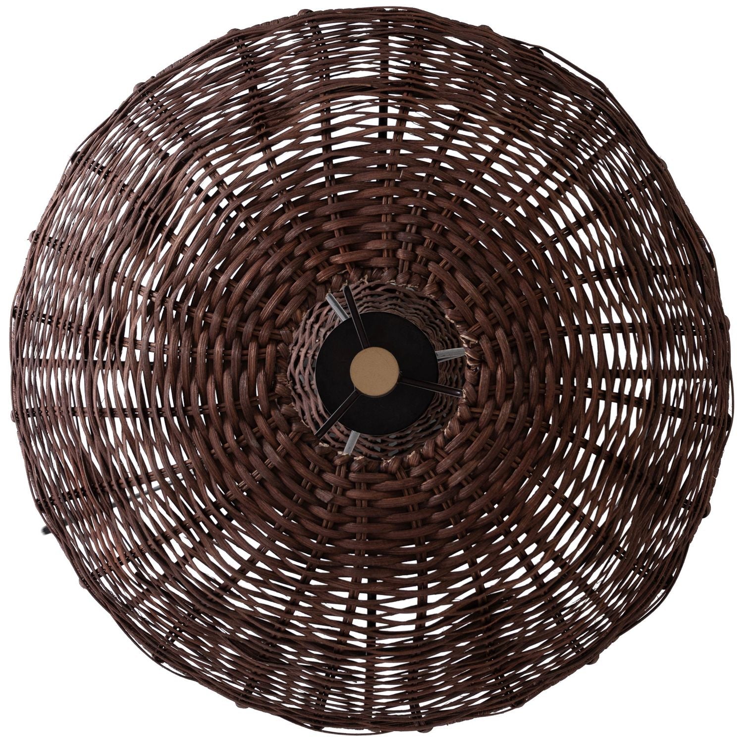 Havana Rattan Table Lamp — Brown