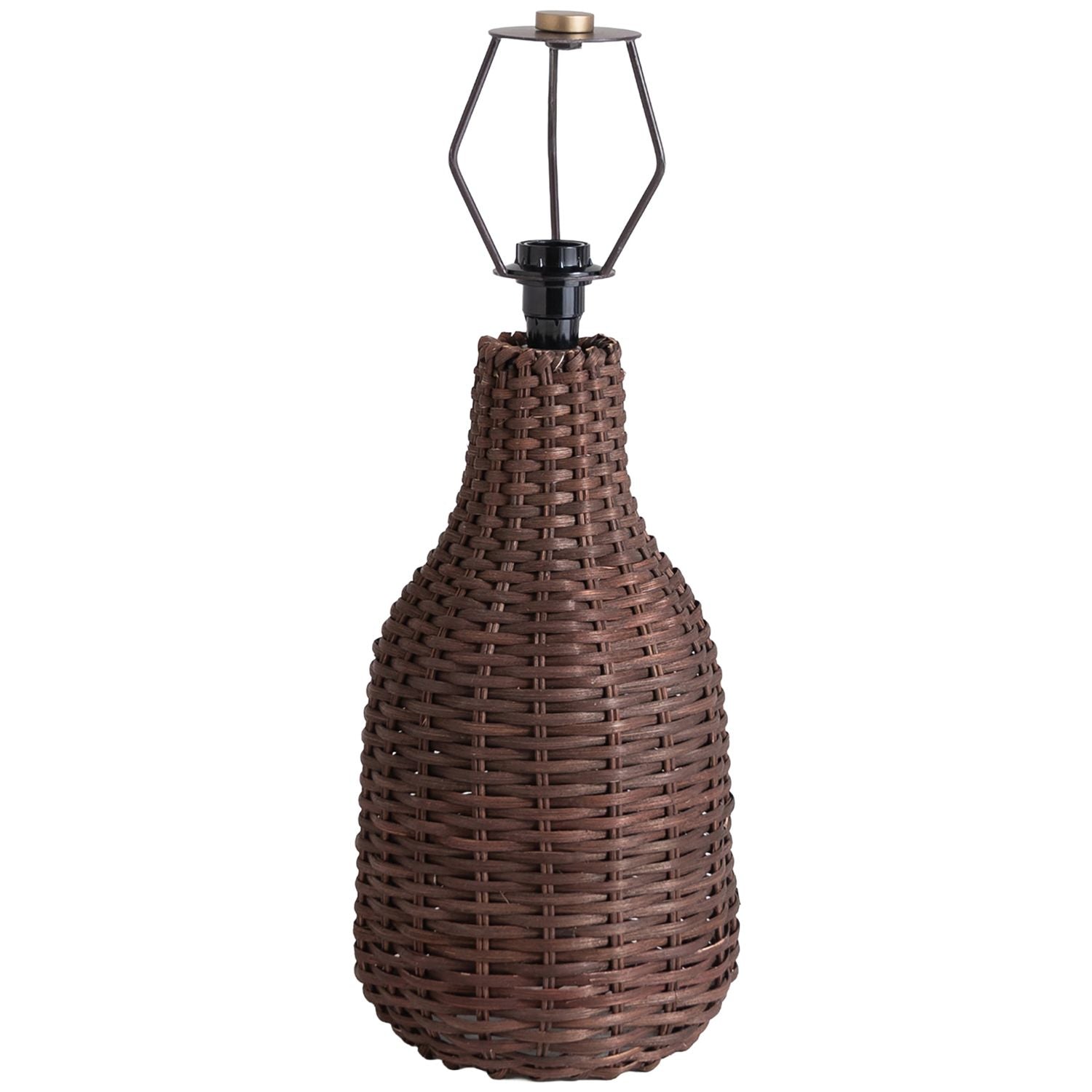 Havana Rattan Table Lamp — Brown