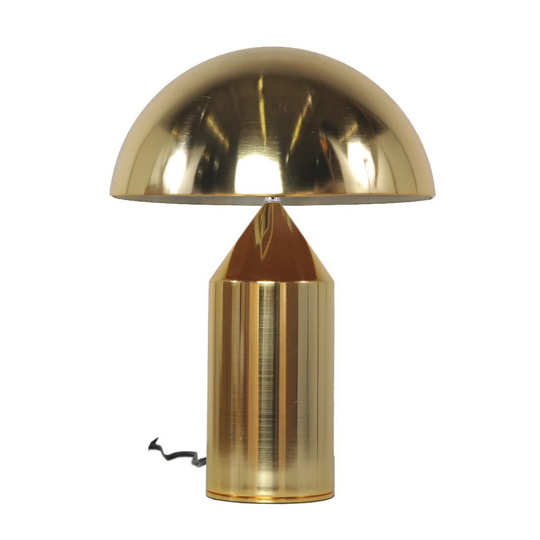 Mid Century Mushroom Table Lamp - Brass-France & Son-LN3037BRASSL-Table LampsLarge-2-France and Son