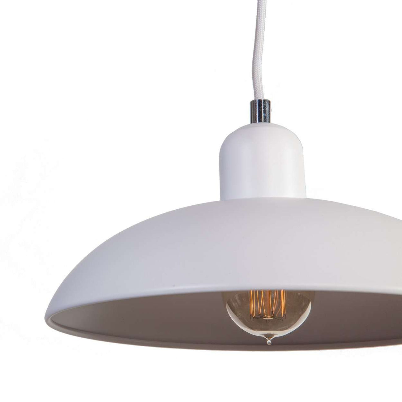 Doby Pendant Lamp-France & Son-LN6241WHT-Pendants-1-France and Son