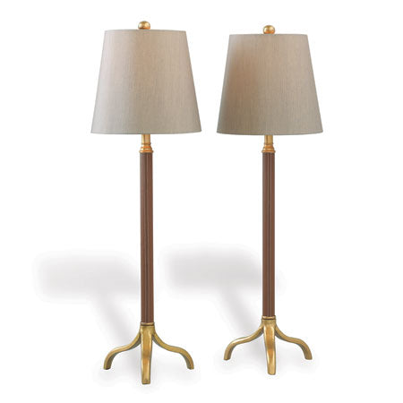 Portobello Buffet Lamp 31"H-Port 68-PORT-LPAM-257-01-Table LampsBrown-1-France and Son