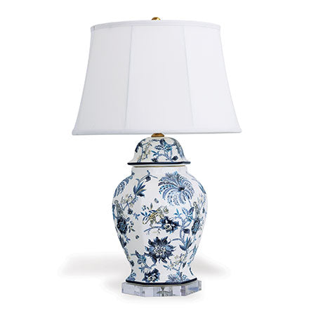 Braganza Blue Hex Lamp-Port 68-PORT-LPAS-330-08-Table Lamps-1-France and Son