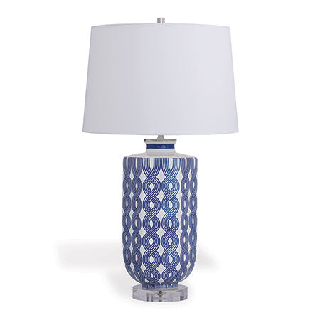 Evelyn Blue Lamp-Port 68-PORT-LPAS-369-01-Table Lamps-1-France and Son