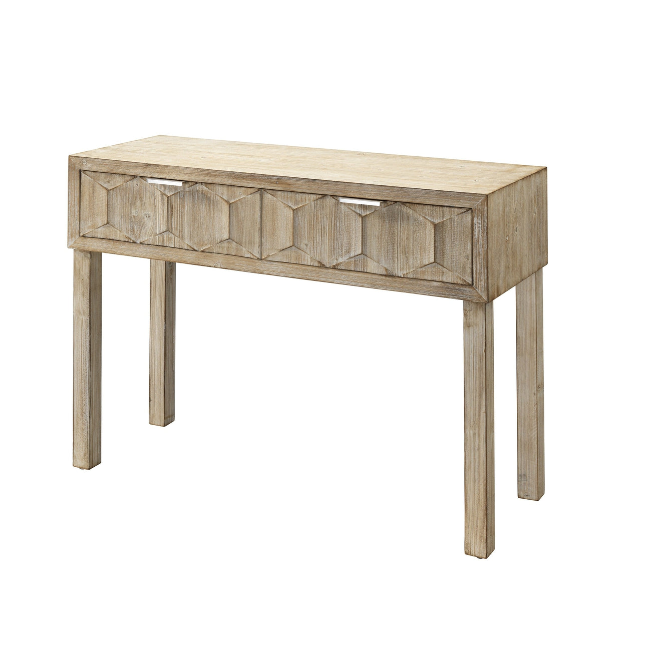 Juniper Two Drawer Console - NP-Jamie Young-JAMIEYO-LS20JUN2COGR-Console Tables-1-France and Son