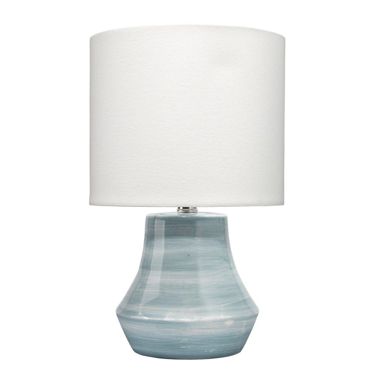Cottage Table Lamp-Jamie Young-JAMIEYO-LS9COTTAGEBL-Table LampsBlue & White Swirl Ceramic-3-France and Son