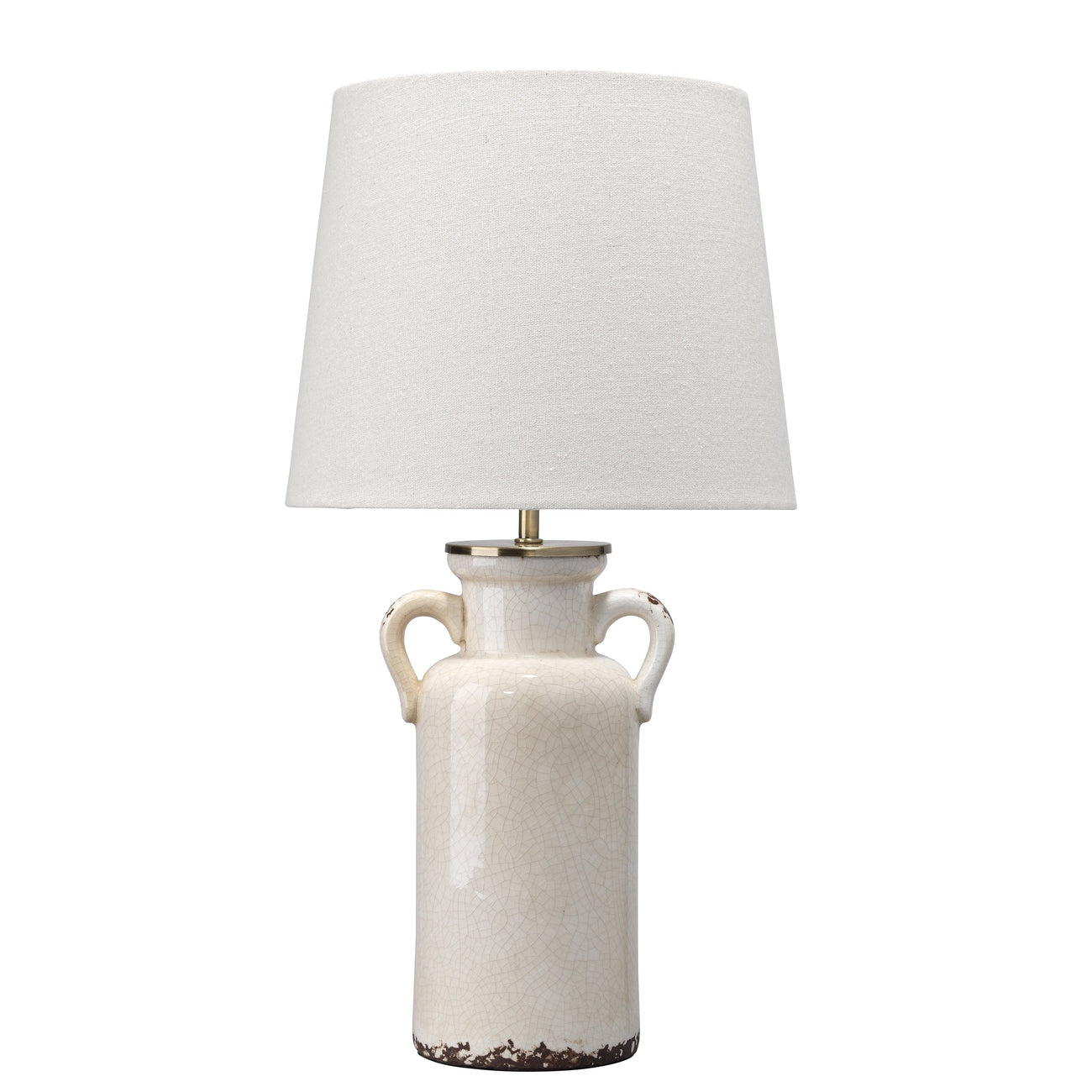 Piper Ceramic Table Lamp-Jamie Young-JAMIEYO-LS9PIPERCRM-Table Lamps-1-France and Son
