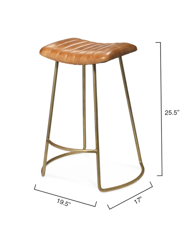 Theo Counter Stool-Jamie Young-JAMIEYO-LSTHEOBUFFGO-Stools & OttomansBuff-8-France and Son