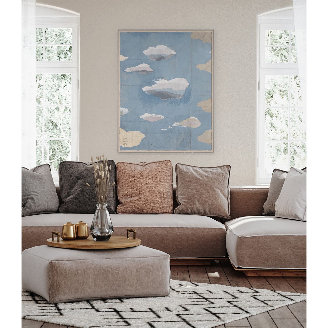 PM-23-0198B Paule Marrot, Clouds II detail by Soicher Marin
