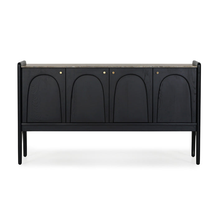 Luna Sideboard-Union Home Furniture-UNION-LVR00657-Sideboards & CredenzasCharcoal Oil Finish-1-France and Son