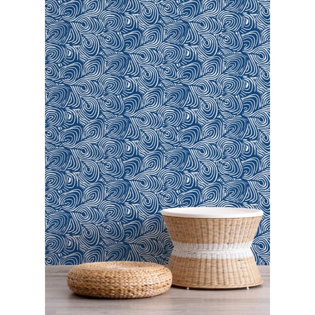 Plume Wallpaper-Mitchell Black-MITCHB-WCJT19-MA-PM-10-Wall DecorPatterns Marine-Premium Matte Paper-2-France and Son