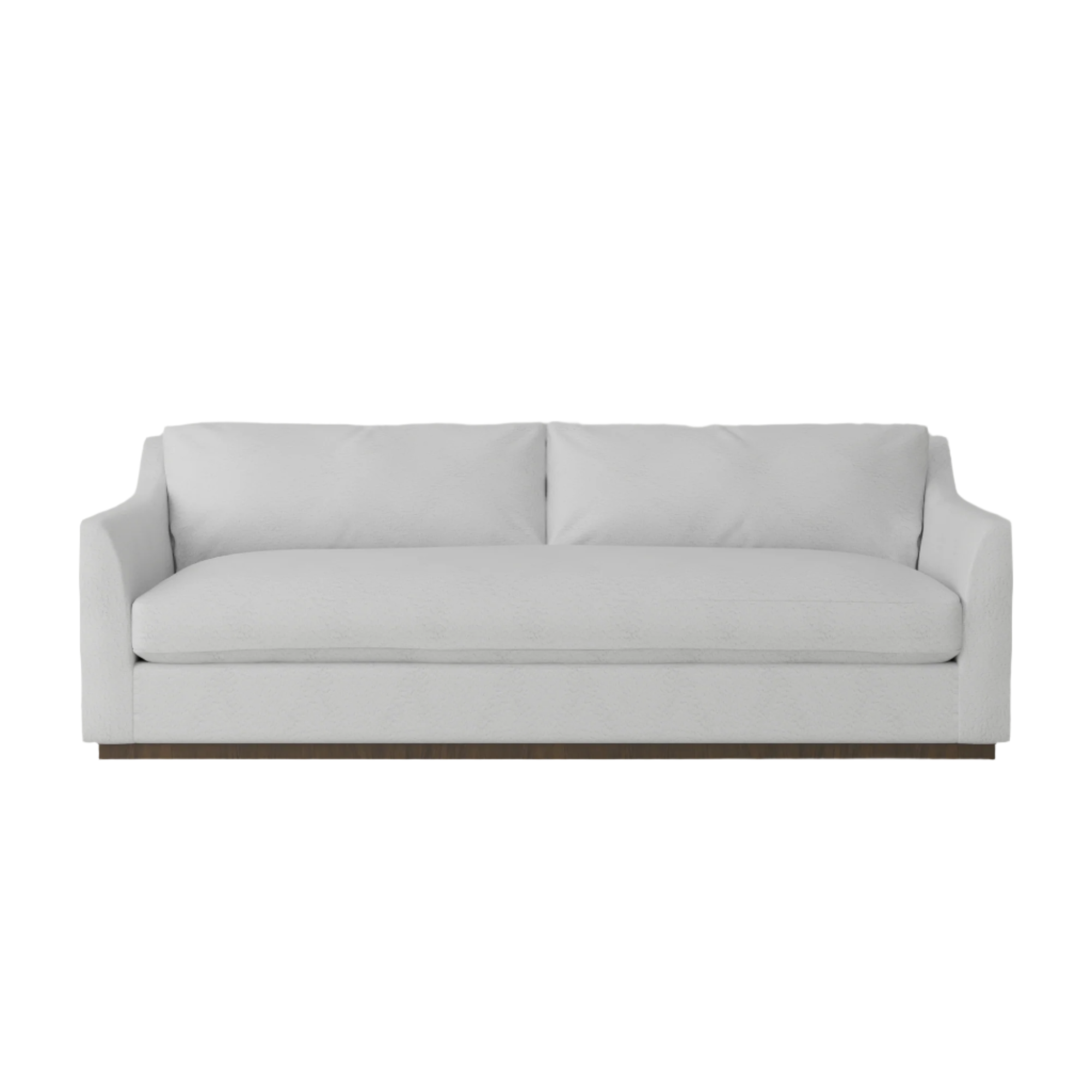 Sophia Slope Arm Bench Seat Sofa