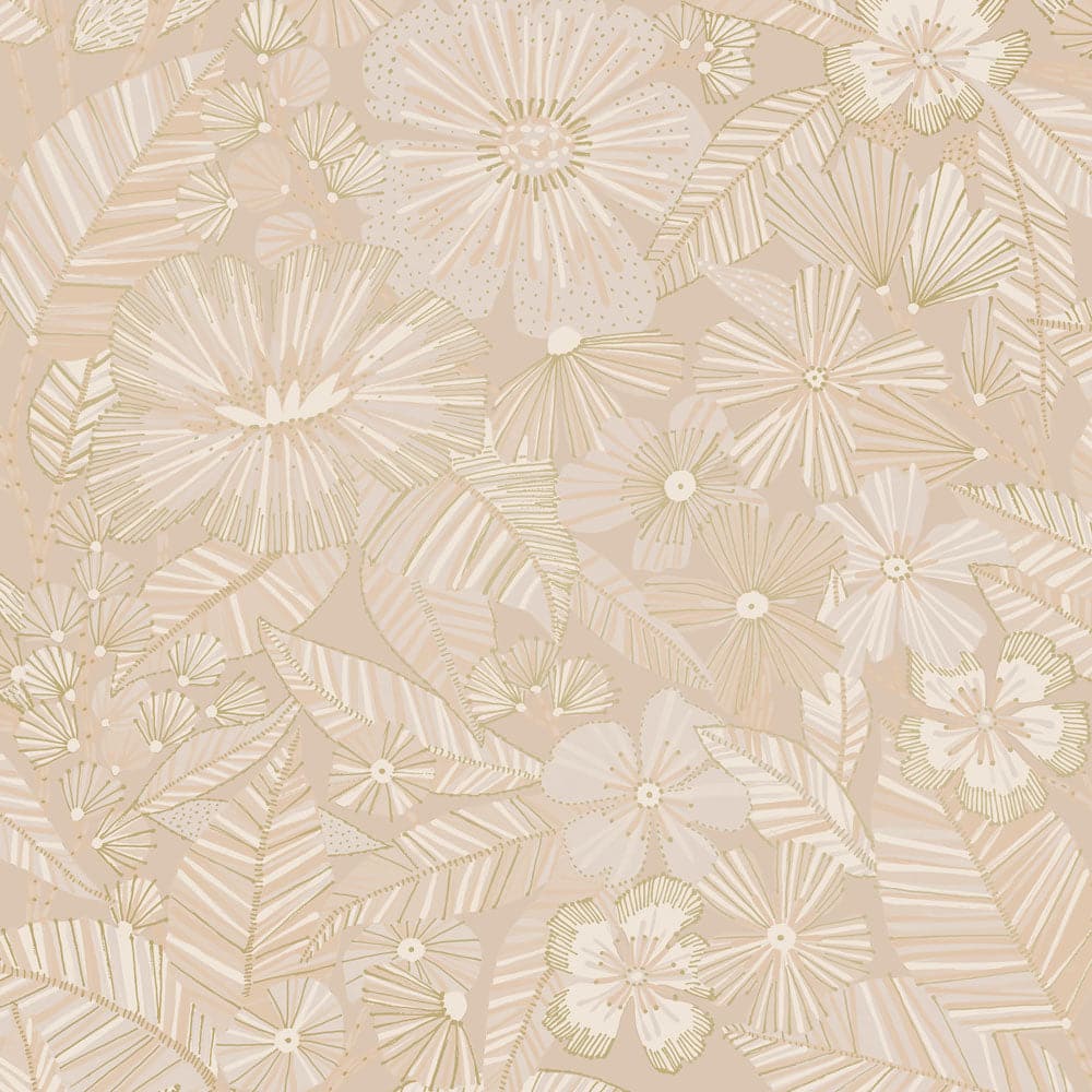 Metallic Bloom Peel And Stick Wallpaper-Tempaper & Co.-Tempaper-MB15086-Wall PaperDusty Rose-11-France and Son