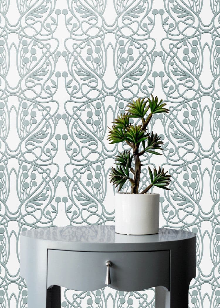 Vineyard Wallpaper-Mitchell Black-MITCHB-WC403-1-PM-10-Wall DecorPatterns Black-Premium Matte Paper-16-France and Son