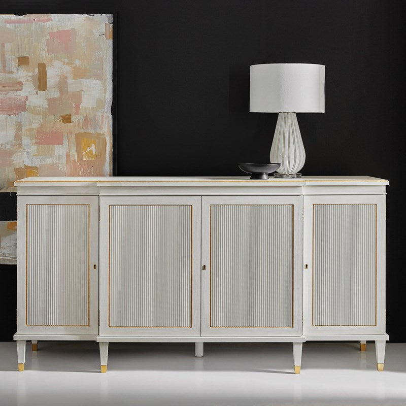 Swedish Reeded Sideboard-Modern History-MODERN-MH1095F02-Sideboards & Credenzas-1-France and Son