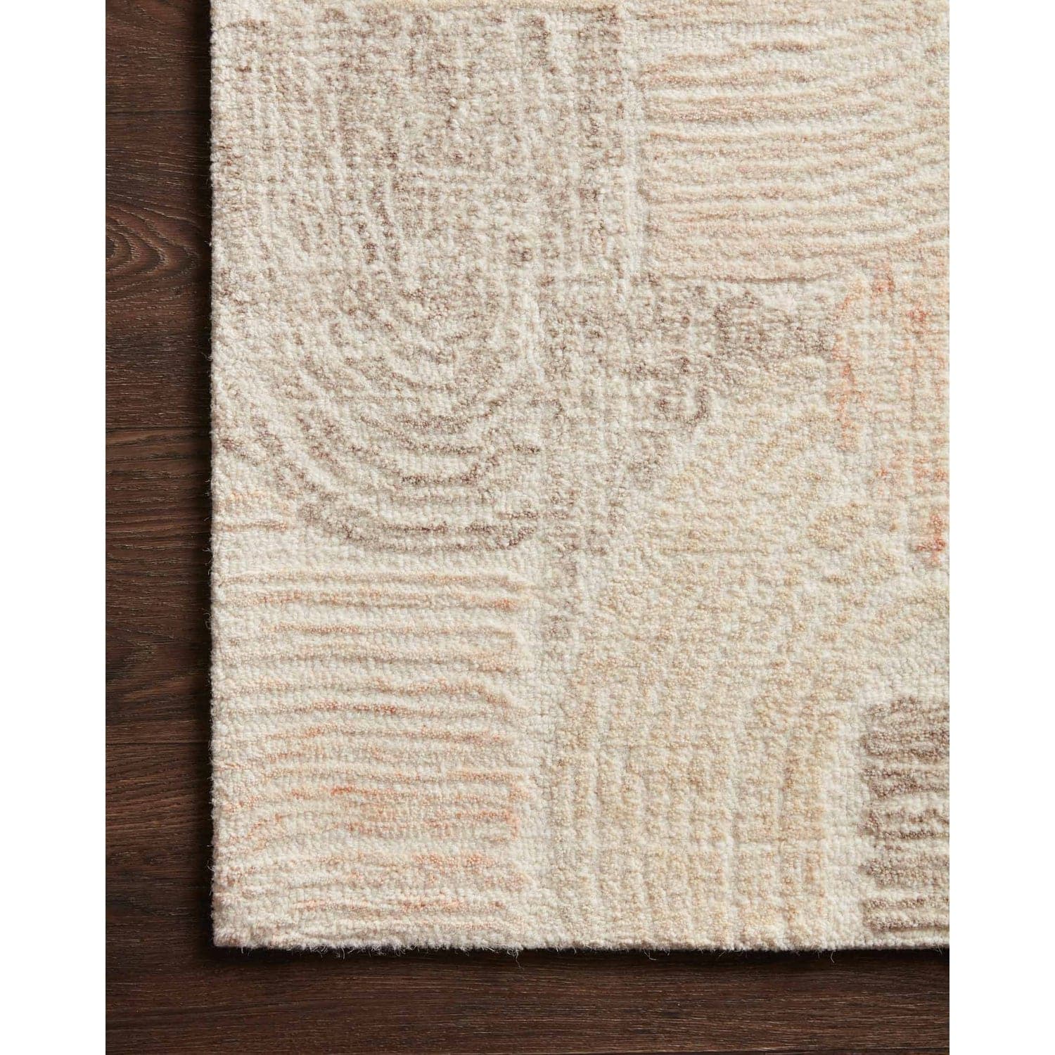 Milo MLO-02 Peach / Pebble Area Rug-Loloi-LOLOI-MILOMLO-02PEPP2339-Rugs2'-3" x 3'-9"-3-France and Son