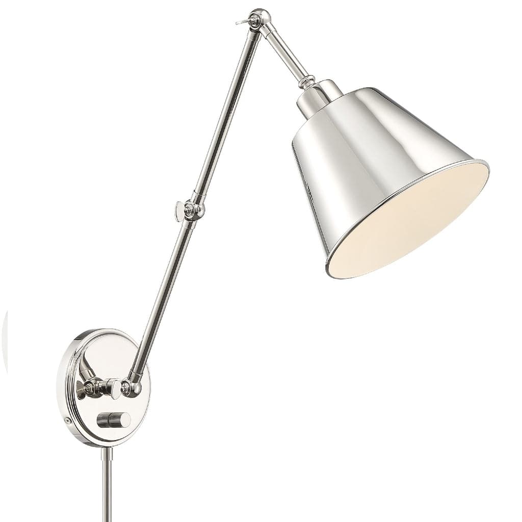 Mitchell 1 Light Wall Mount-Crystorama Lighting Company-CRYSTO-MIT-A8021-AG-Wall LightingAged Brass-7-France and Son