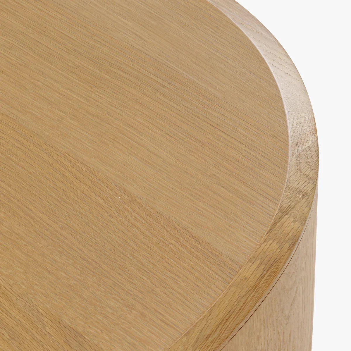 Serena Oval Coffee Table - Light Natural Oak