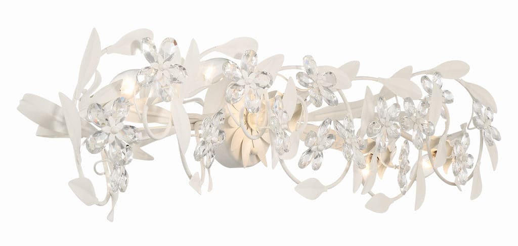 Marselle 5 Light Matte White Sconce-Crystorama Lighting Company-CRYSTO-MSL-305-MT-Wall Lighting-3-France and Son