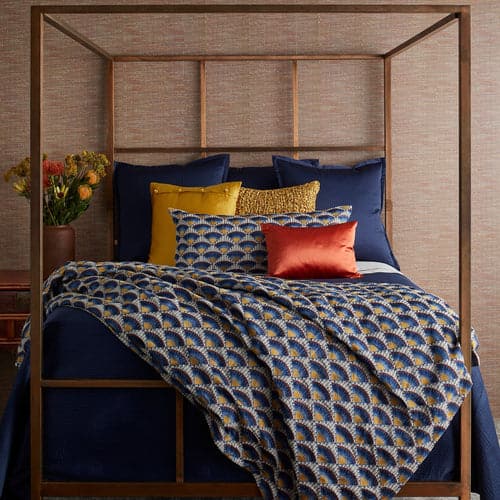 Linea Coverlet Set-Ann Gish-ANNGISH-YSETCOLIQ-NAV-Bedding-1-France and Son